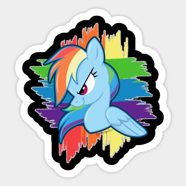 Get Ready For Rainbow Dash! Sticker by GummyRaptor